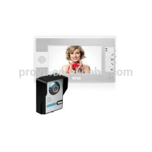 2015New arrival Shenzhen xinsilu 7inch TFT LCD Screen monitor and night vision outdoor unit video door phone for villa